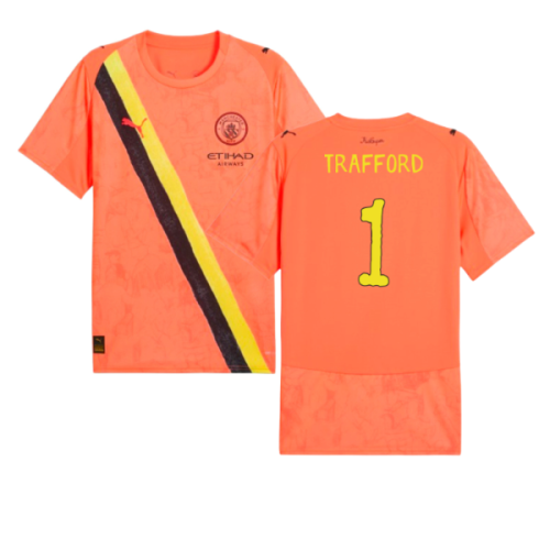 2025-2026 KIDSUPER x Manchester City CWC Shirt (Neon Sun) (Trafford 1)
