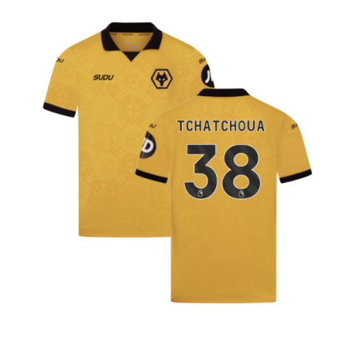 2025-2026 Wolves Home Shirt (Kids) (Tchatchoua 38)