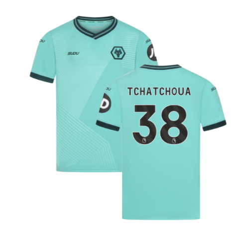 2025-2026 Wolves Away Shirt (Kids) (Tchatchoua 38)