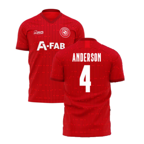 Aberdeen 2024-2025 Home Concept Football Kit (Airo) (ANDERSON 4)