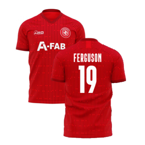 Aberdeen 2024-2025 Home Concept Football Kit (Airo) (FERGUSON 19)