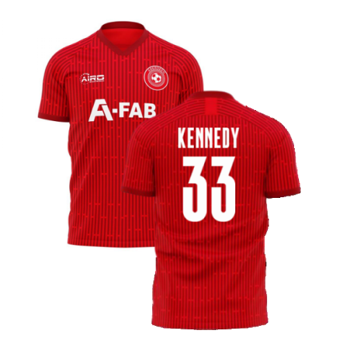 Aberdeen 2024-2025 Home Concept Football Kit (Airo) (KENNEDY 33)