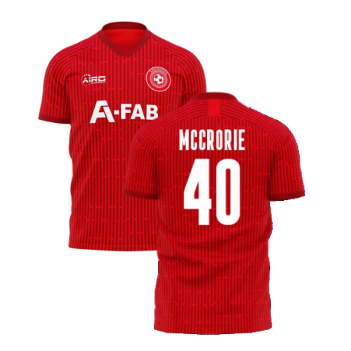 Aberdeen 2024-2025 Home Concept Football Kit (Airo) (McCRORIE 40)