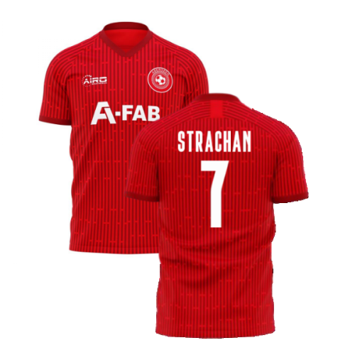 Aberdeen 2024-2025 Home Concept Football Kit (Airo) (STRACHAN 7)