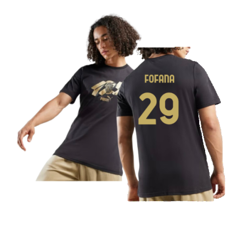 AC Milan 125th Anniversary ftblCulture Tee (Black) (Fofana 29)