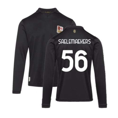 AC Milan 125th Authentic Shirt LS (Black) (Saelemaekers 56)