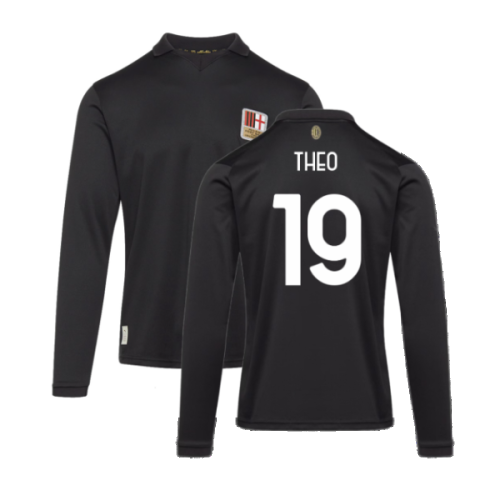 AC Milan 125th Authentic Shirt LS (Black) (Theo 19)