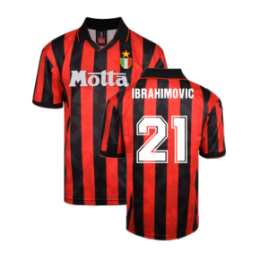 AC Milan 1994 Home Retro Shirt (Ibrahimovic 21)