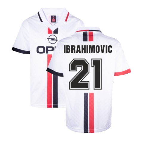 AC Milan 1996 Away Retro Shirt (Ibrahimovic 21)