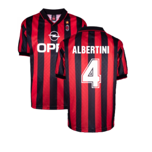 AC Milan 1996 Home Retro Shirt (Albertini 4)