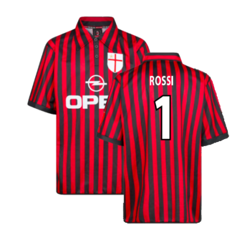 AC Milan 2000 Centenary Retro Football Shirt (Rossi 1)