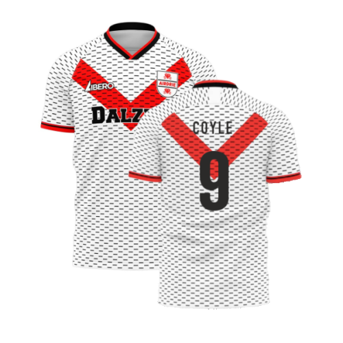 Airdrie 2024-2025 Home Concept Football Kit (Libero) (Coyle 9)