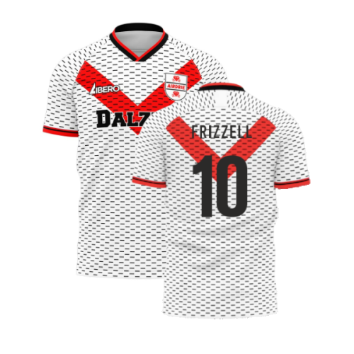 Airdrie 2024-2025 Home Concept Football Kit (Libero) (Frizzell 10)