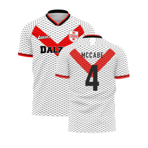 Airdrie 2024-2025 Home Concept Football Kit (Libero) (McCabe 4)