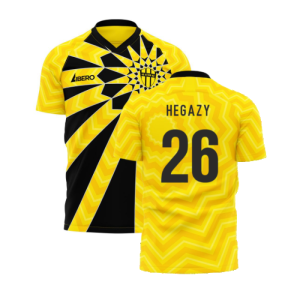 Al-Ittihad 2024-2025 Home Concept Football Kit (Libero) - Adult Long Sleeve (Hegazy 26)