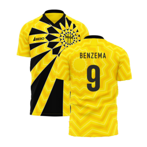 Al-Ittihad 2024-2025 Home Concept Football Kit (Libero) - Womens (Benzema 9)