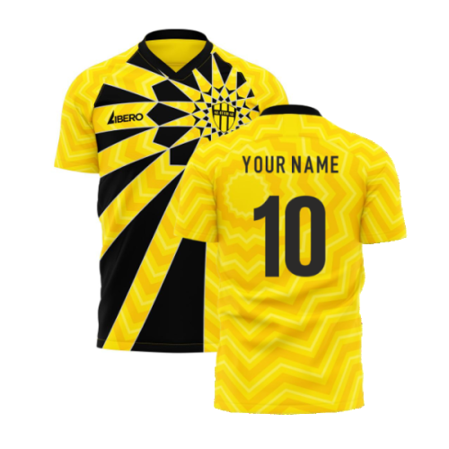 Al-Ittihad 2024-2025 Home Concept Football Kit (Libero) (Your Name)