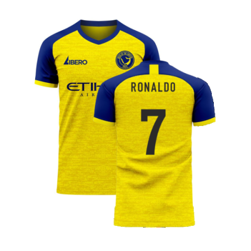 Al-Nassr 2024-2025 Home Concept Football Kit (Libero) - Baby (Ronaldo 7)