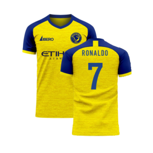 Al-Nassr 2024-2025 Home Concept Football Kit (Libero) - Kids (Ronaldo 7)