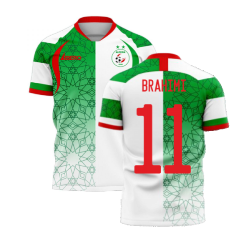 Algeria 2024-2025 Home Concept Football Kit (Libero) (BRAHIMI 11)