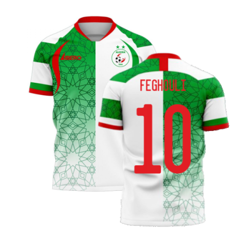 Algeria 2024-2025 Home Concept Football Kit (Libero) (FEGHOULI 10)