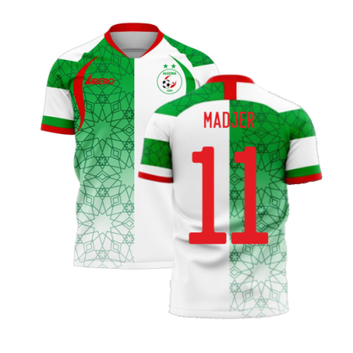 Algeria 2024-2025 Home Concept Football Kit (Libero) (MADJER 11)