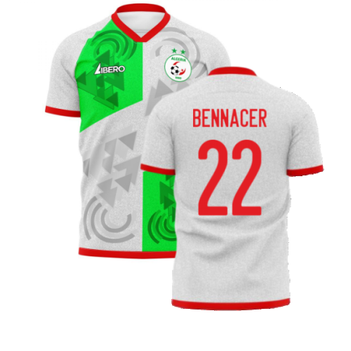 Algeria 2024-2025 Home Concept Football Shirt (Libero) (BENNACER 22)