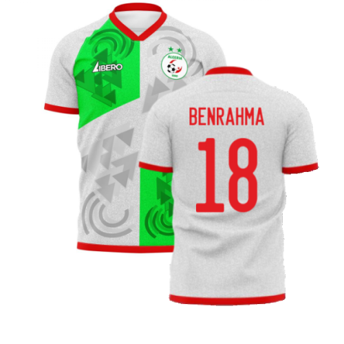 Algeria 2024-2025 Home Concept Football Shirt (Libero) (BENRAHMA 18)