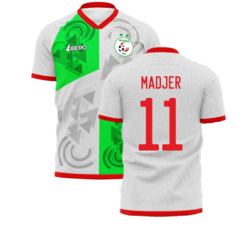 Algeria 2024-2025 Home Concept Football Shirt (Libero) (MADJER 11)