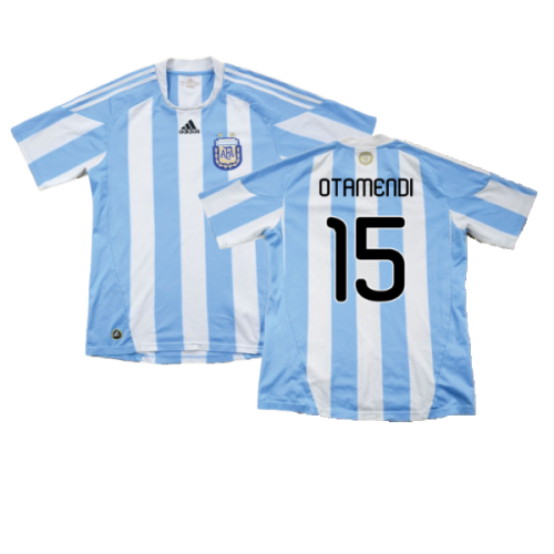 Argentina 2010-11 Home Shirt ((Excellent) XL) (Otamendi 15)