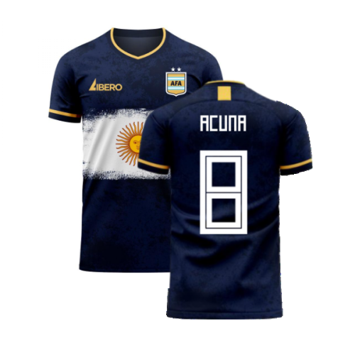 Argentina 2024-2025 Away Concept Football Kit (Libero) (ACUNA 8)