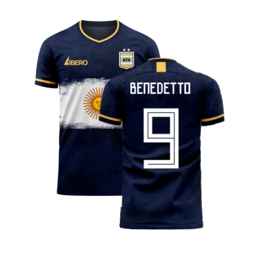 Argentina 2024-2025 Away Concept Football Kit (Libero) (BENEDETTO 9)