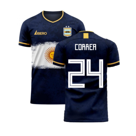 Argentina 2024-2025 Away Concept Football Kit (Libero) (CORREA 24)