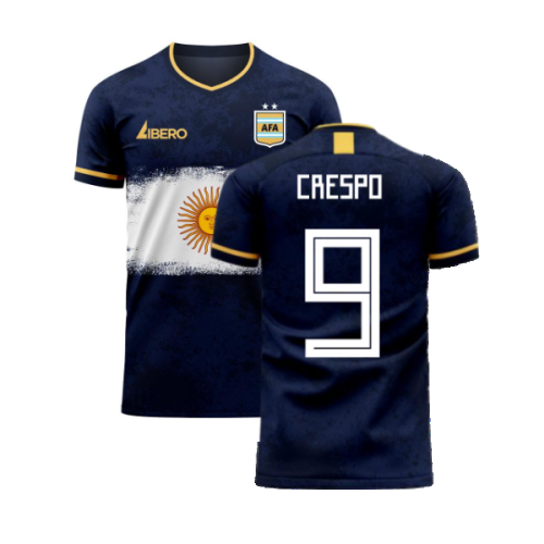 Argentina 2024-2025 Away Concept Football Kit (Libero) (CRESPO 9)