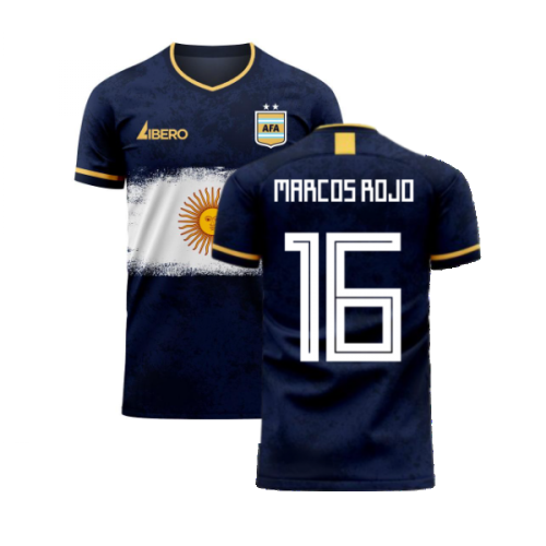 Argentina 2024-2025 Away Concept Football Kit (Libero) (MARCOS ROJO 16)