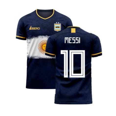 Argentina 2024-2025 Away Concept Football Kit (Libero) (MESSI 10)