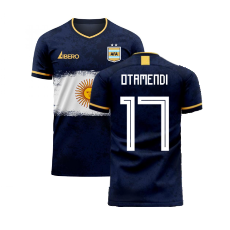 Argentina 2024-2025 Away Concept Football Kit (Libero) (OTAMENDI 17)