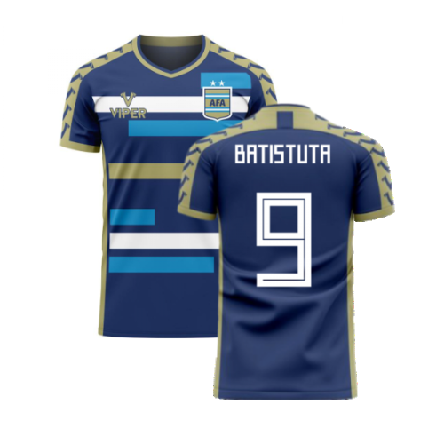 Argentina 2024-2025 Away Concept Football Kit (Viper) (BATISTUTA 9)