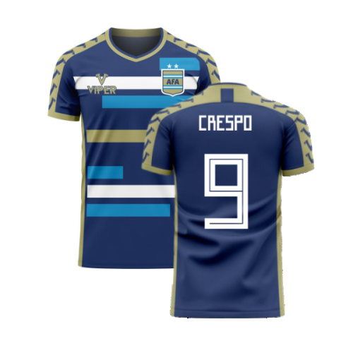 Argentina 2024-2025 Away Concept Football Kit (Viper) (CRESPO 9)