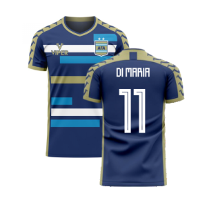 Argentina 2024-2025 Away Concept Football Kit (Viper) (DI MARIA 11)