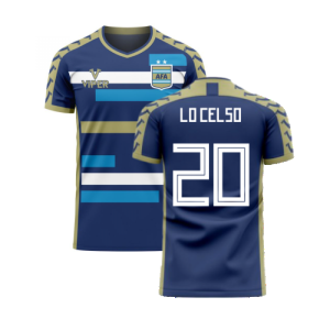 Argentina 2024-2025 Away Concept Football Kit (Viper) (LO CELSO 20)