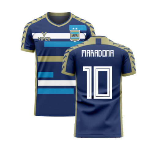 Argentina 2024-2025 Away Concept Football Kit (Viper) (MARADONA 10)