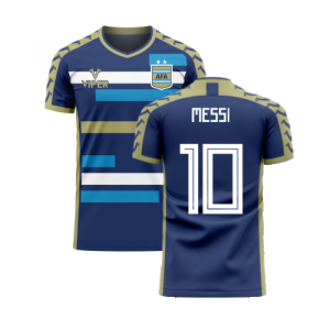 Argentina 2024-2025 Away Concept Football Kit (Viper) (MESSI 10)