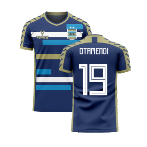 Argentina 2024-2025 Away Concept Football Kit (Viper) (OTAMENDI 19)