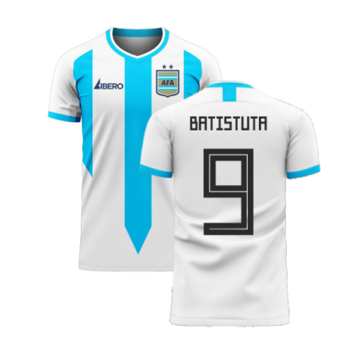 Argentina 2024-2025 Home Concept Football Kit (Libero) (BATISTUTA 9)