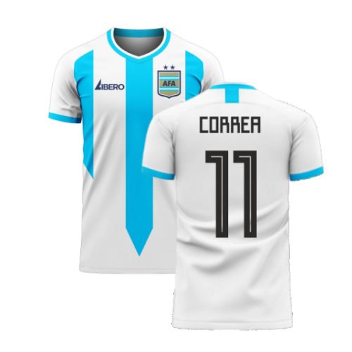 Argentina 2024-2025 Home Concept Football Kit (Libero) (CORREA 11)