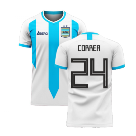 Argentina 2024-2025 Home Concept Football Kit (Libero) (CORREA 24)