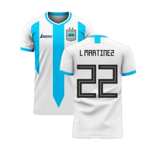 Argentina 2024-2025 Home Concept Football Kit (Libero) (L MARTINEZ 22)