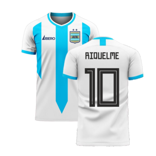 Argentina 2024-2025 Home Concept Football Kit (Libero) (RIQUELME 10)