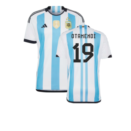 Argentina 2022 World Cup Winners Home Shirt (OTAMENDI 19)